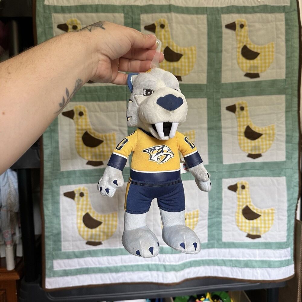 NHL Mascot 10”Plush Nashville Predators Gnash Bleachers Creatures Collectible